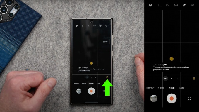 Quay video Auto Frame