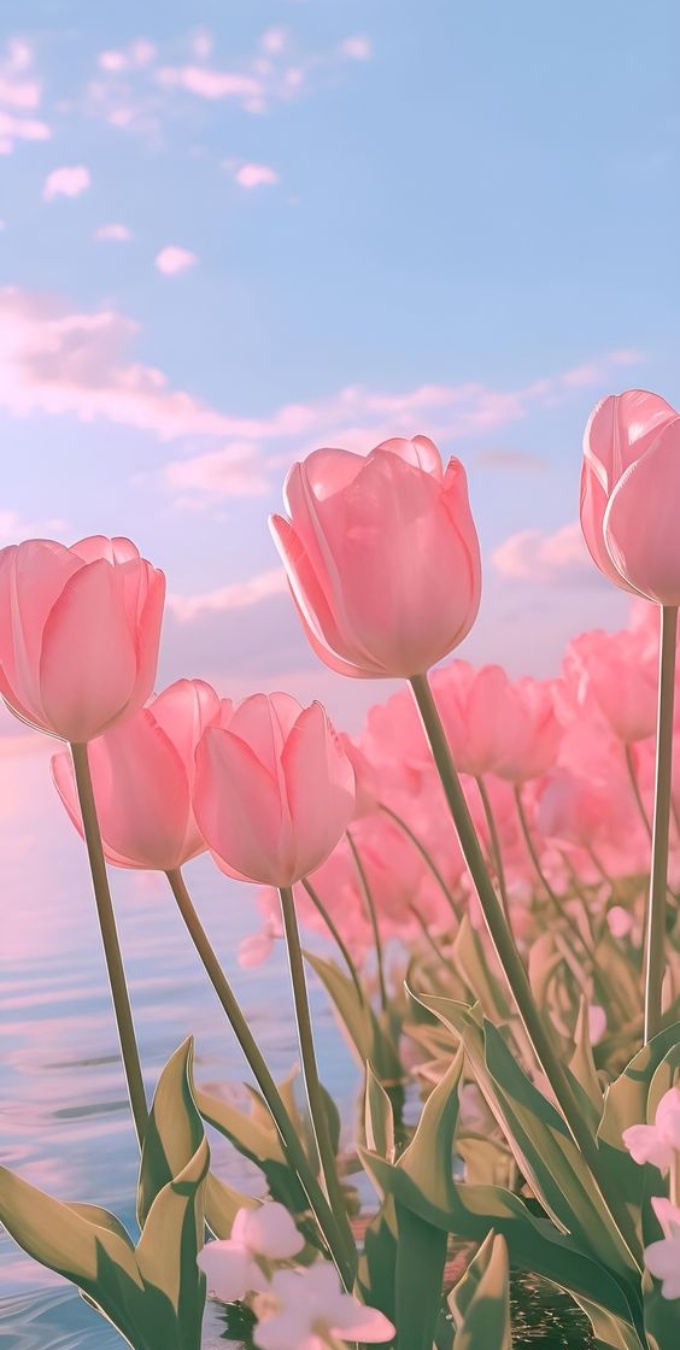 Hình nền hoa tulip cho điện thoại