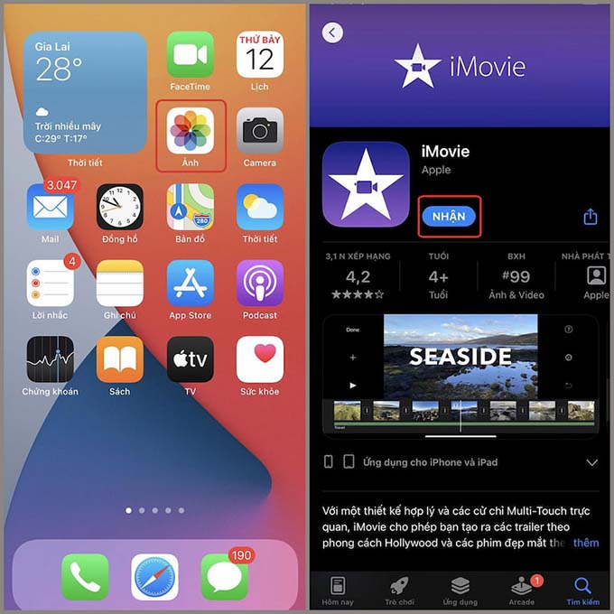 IMovie - App chỉnh video chuyên nghiệp trên iPhone