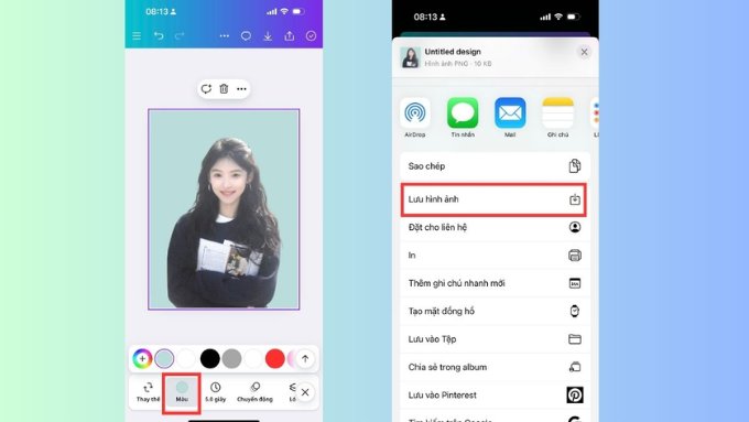 Chỉnh ảnh 3x4 bằng app chỉnh sửa ảnh