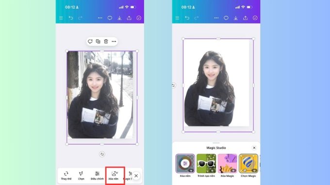 Chỉnh ảnh 3x4 bằng app chỉnh sửa ảnh