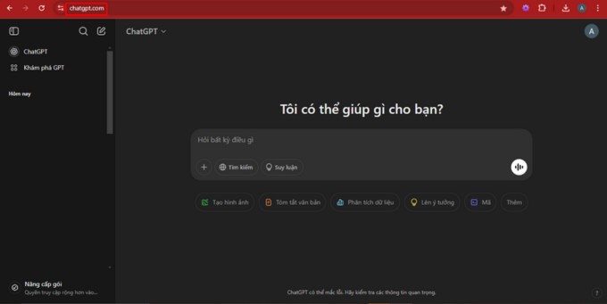 Cách tải ảnh lên ChatGPT trên máy tính