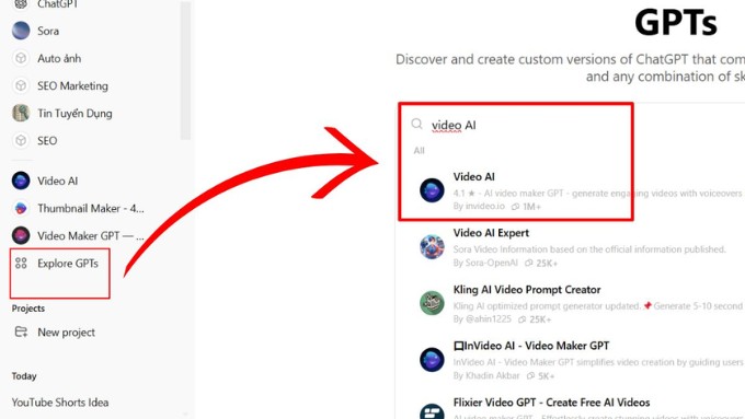 Tạo video bằng ChatGPT thông qua Invideo - 1