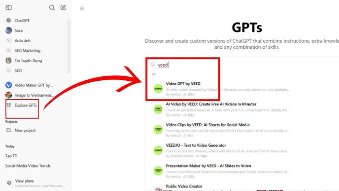 Tạo video bằng GPT thông qua VEED - 1