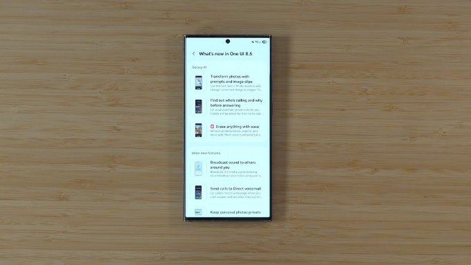 đánh giá One UI 8.5 trên Galaxy S23 Ultra Galaxy AI