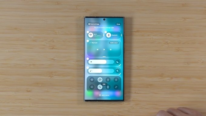 Đánh giá One UI 8.5 trên Galaxy S23 Ultra Quick Panel