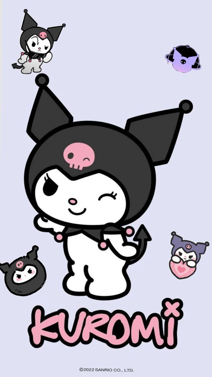 Bộ hình nền Kuromi cute cho điện thoại