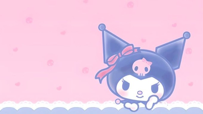 Hình nền Kuromi dễ thương cho máy tính