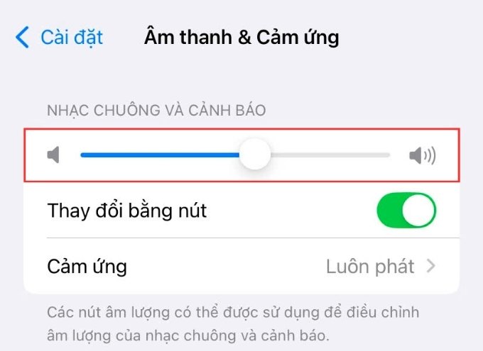Kiểm tra và điều chỉnh lại âm lượng iPhone