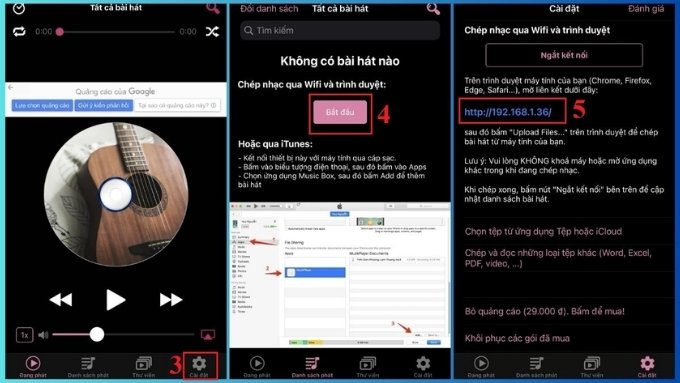 Sử dụng Muzik Box tải nhạc trên iPhone