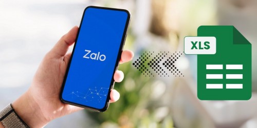 cách gửi file excel qua zalo