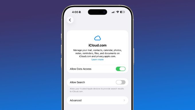 Cài đặt iCloud Web được cải tiến