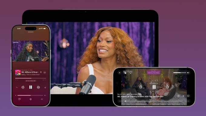 Apple Podcasts hỗ trợ phát video