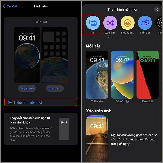 Cách cài đặt hình nền cho iPhone 12 Pro Max
