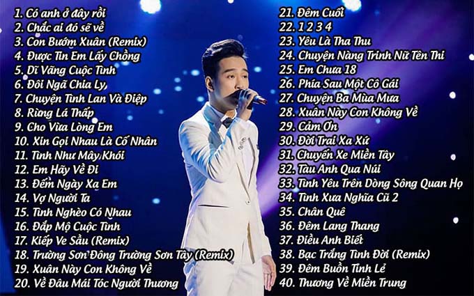Những bài hát karaoke dễ hát đạt được 100 điểm cho nam