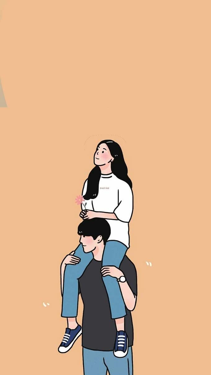 Hình nền iPhone 16/Plus/Pro/Pro Max tình yêu dành cho cặp đôi