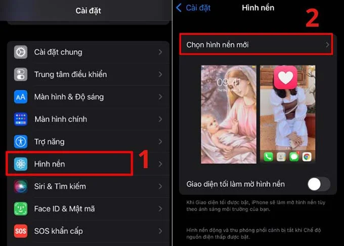 Hướng dẫn cài đặt ảnh nền cho iPhone 16 (Plus, Pro, Pro Max)