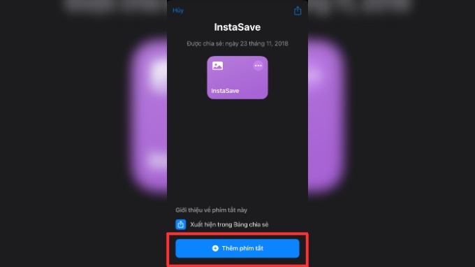 Tải video Instagram bằng InstaSave (iPhone)