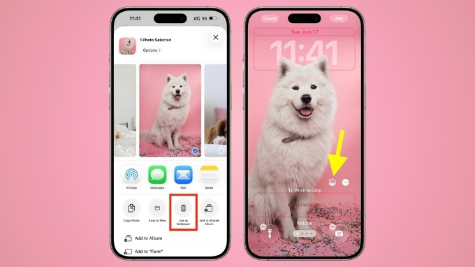Cách tạo hình nền 3D trên iOS 26