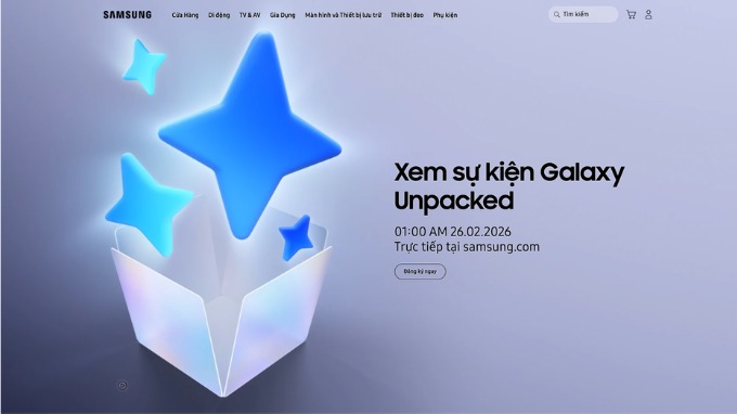 Cách xem Galaxy Unpacked 2026