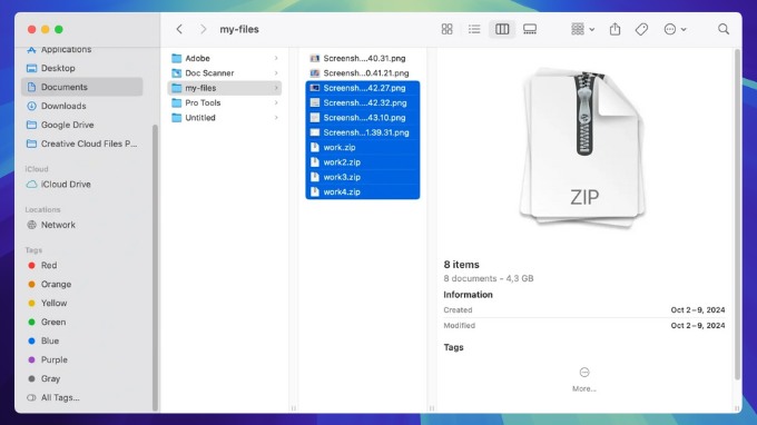 Cách xóa nhiều file cùng lúc trên MacBook