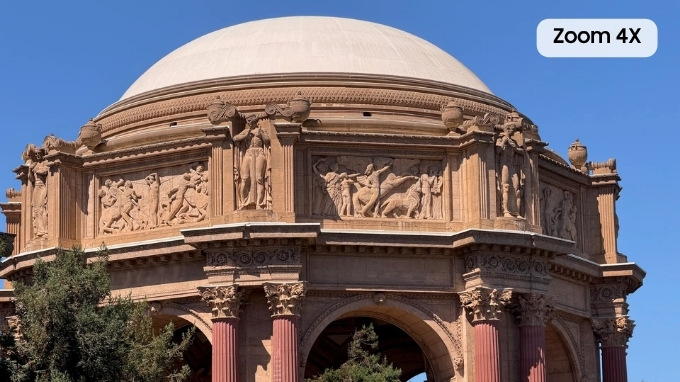 Ống kính tele 48MP với khả năng zoom quang học 4x