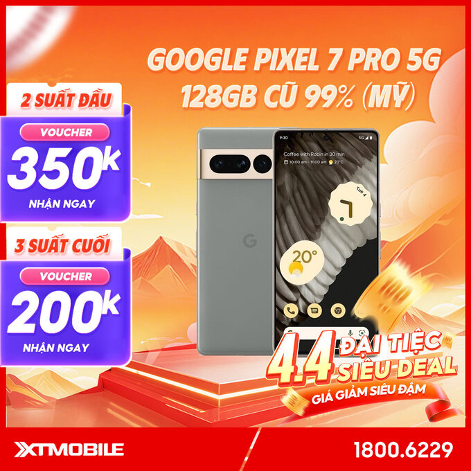 Google Pixel 7 Pro 5G 128GB cũ 99% (Mỹ)