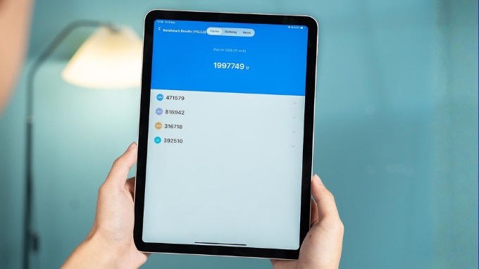Hiệu năng của iPad Air M3 vốn đã rất tốt nhưng vẫn kém hơn iPad Air M3