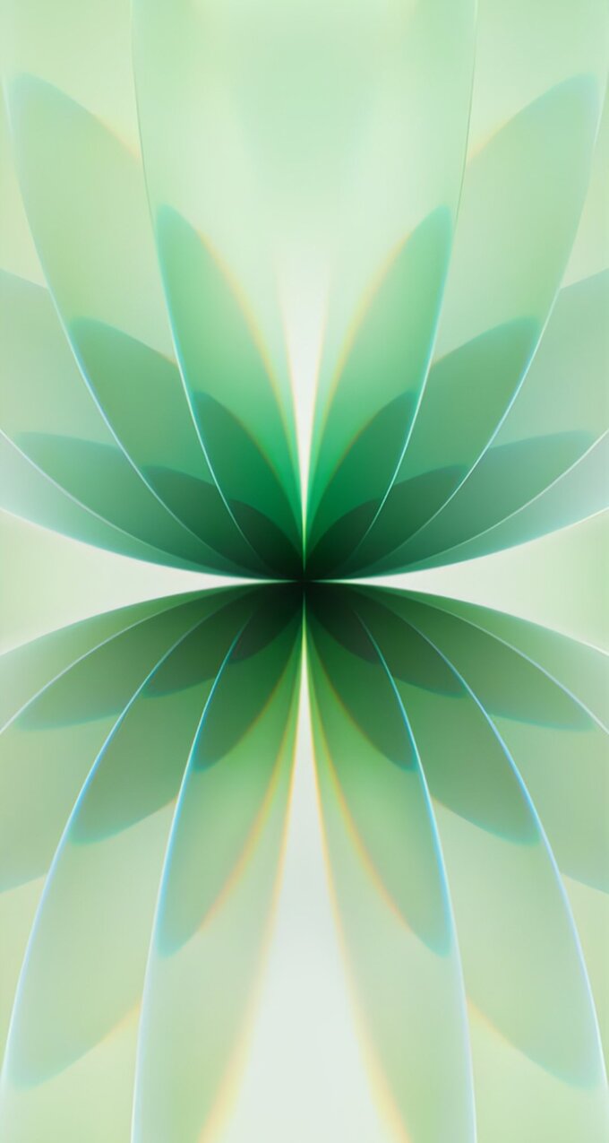 Hình nền iPhone 17 Xanh Lá Xô Thơm