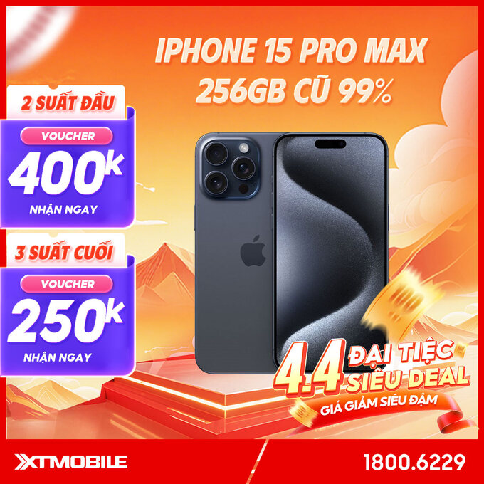 iPhone 15 Pro Max 256GB cũ 99%