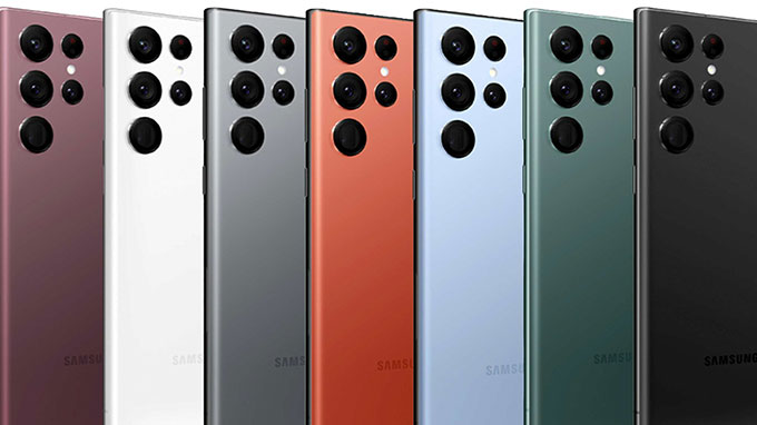 Tổng hợp những phiên bản màu của Samsung Galaxy S22 Ultra White