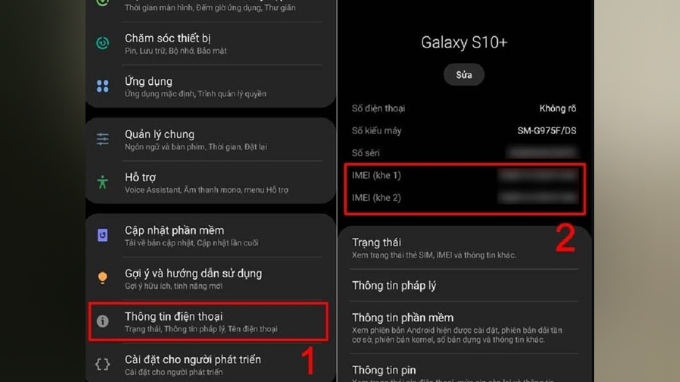 Cách tìm số IMEI trên điện thoại Android