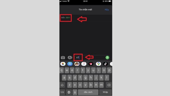 Cách ứng tiền Viettel khi còn nợ qua tổng đài 5511