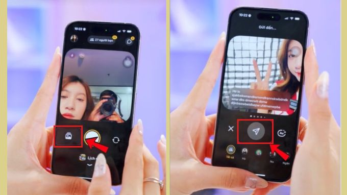 Cách đăng ảnh lên Locket từ thư viện