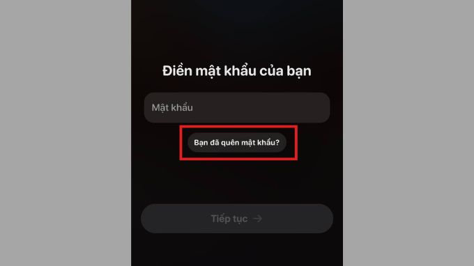 Cách đổi mật khẩu tài khoản Locket trên iPhone