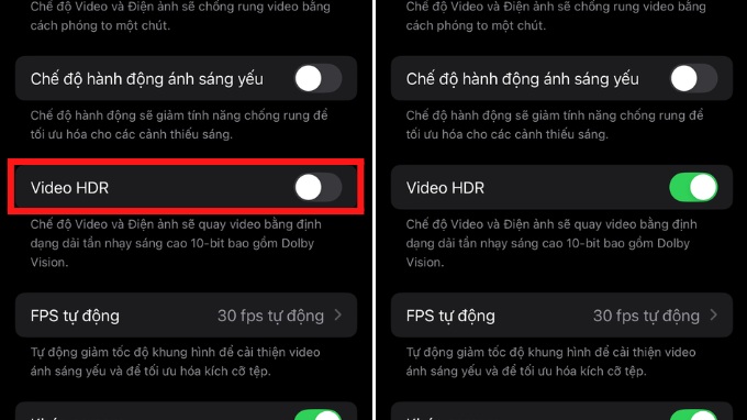 cách quay video 4K trên iPhone 14 Pro Max cũ
