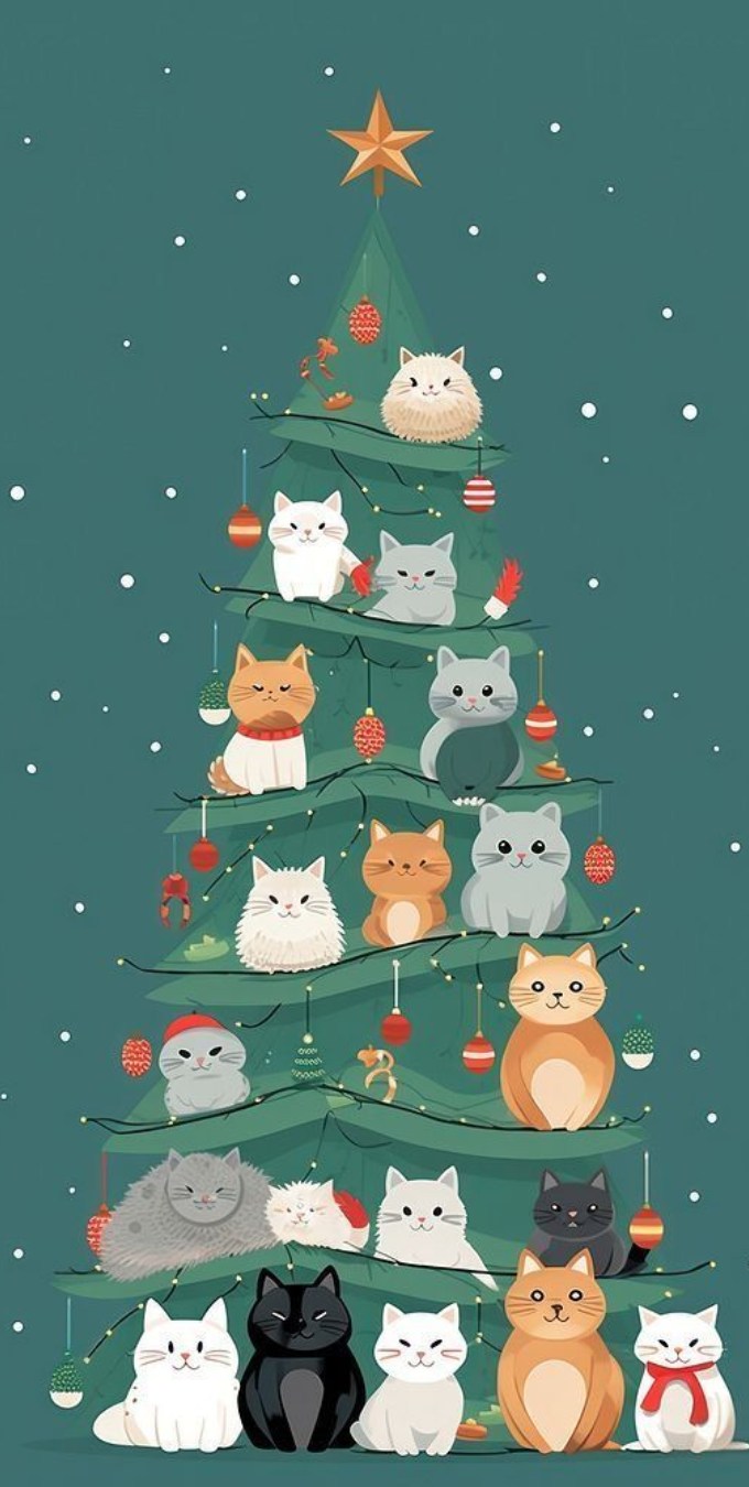 Hình nền Noel đáng yêu cho bạn nữ