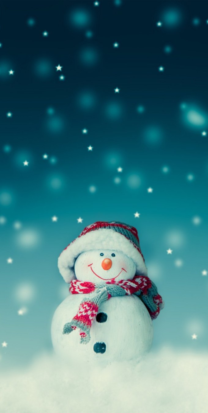 Hình nền Giáng sinh người tuyết cho điện thoại