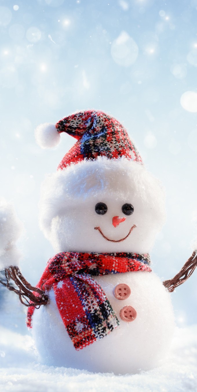 Hình nền Giáng sinh người tuyết cho điện thoại