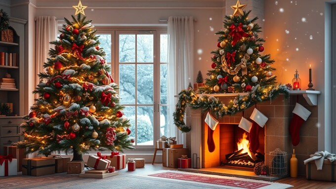 Hình nền Giáng sinh 4K cho máy tính