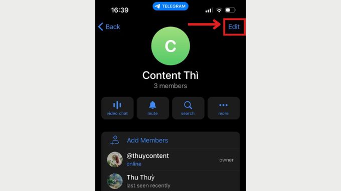 Cách lấy link nhóm trên Telegram