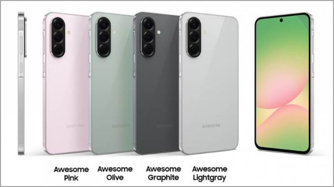 Thiết kế Samsung Galaxy A56