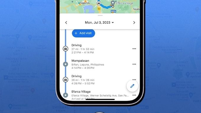 Tính năng ghi lại vị trí trên iPhone