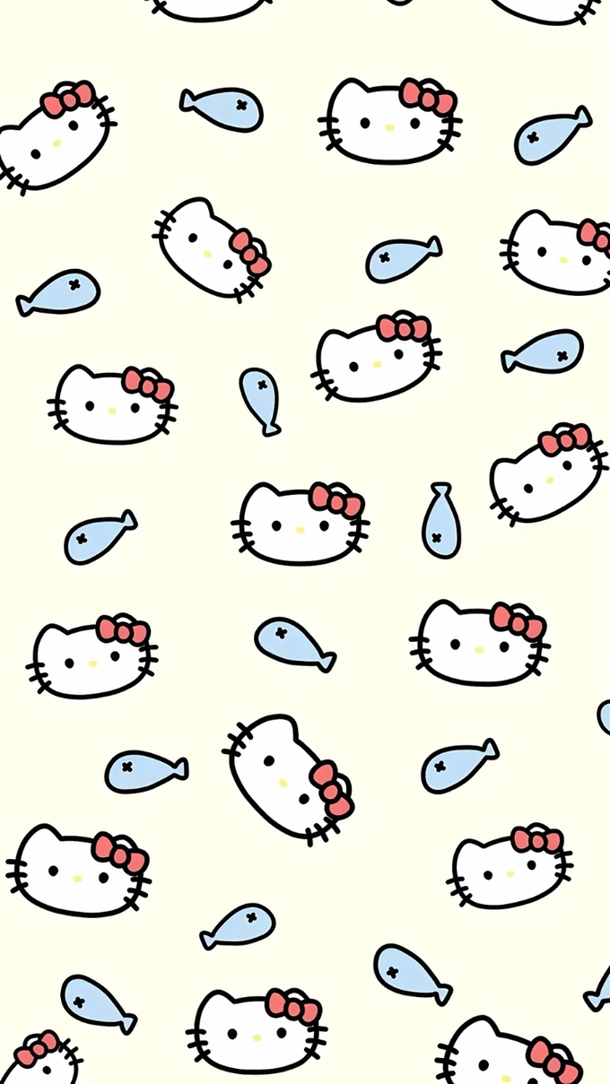 Ảnh nền Hello Kitty đơn giản 3