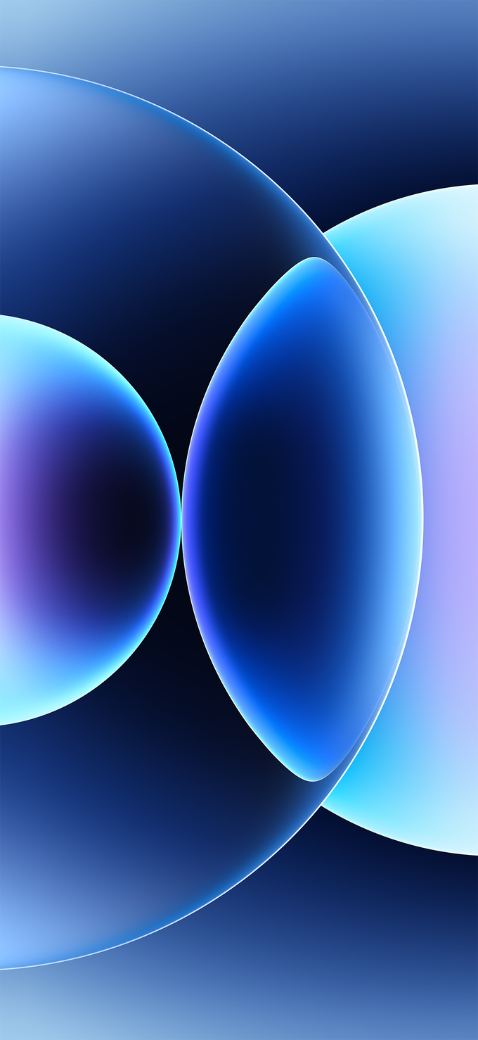 hình nền xiaomi 17 màu xanh