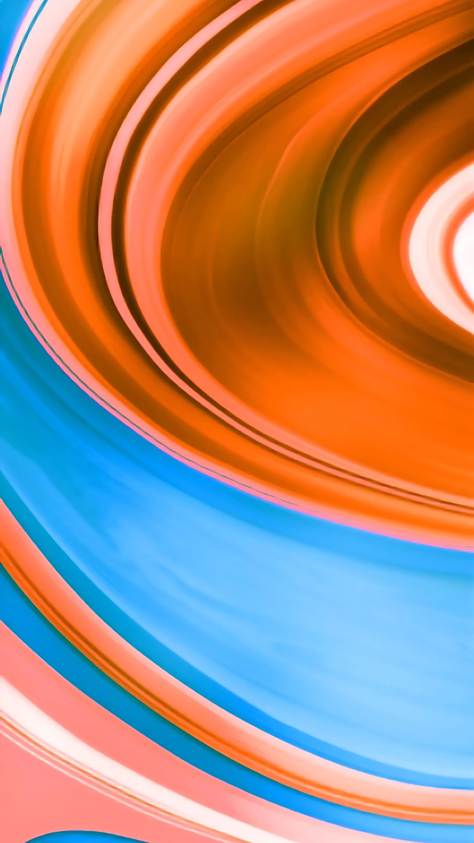 hình nền xiaomi màu cam 