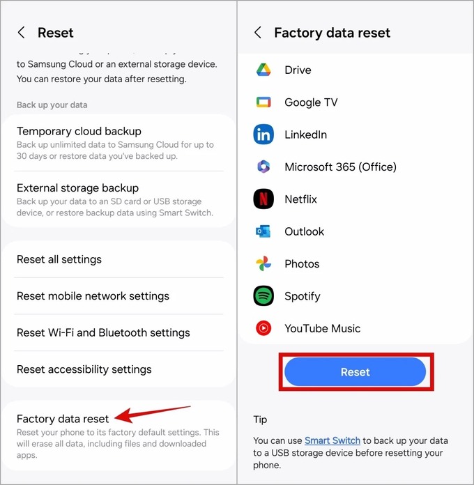 Khôi phục cài đặt gốc