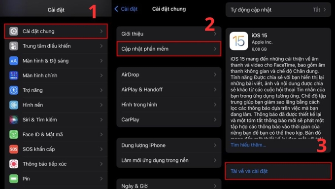 Kiểm tra phiên bản hệ điều hành iOS hoặc iPadOS