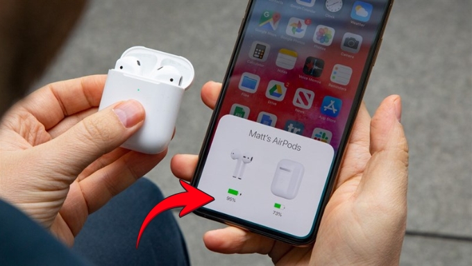 Pin yếu là một trong những nguyên nhân phổ biến khiến Airpods không kết nối được