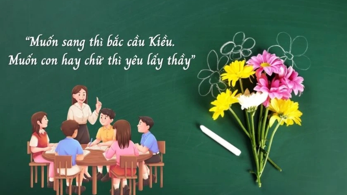 Những câu nói và thành ngữ về nghề giáo vừa ngắn gọn, sâu sắc vừa thể hiện trọn vẹn lòng biết ơn với thầy cô